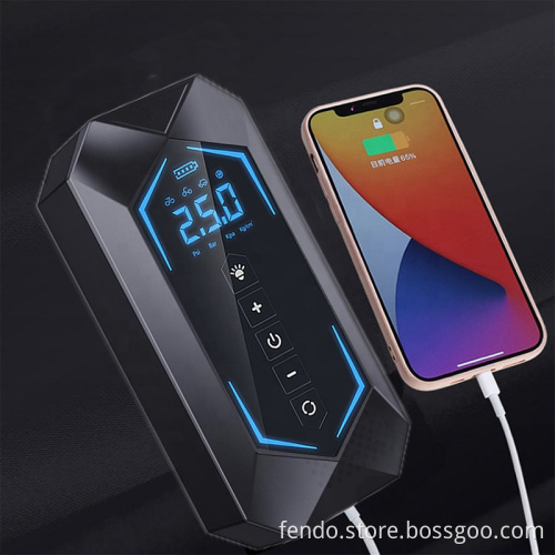 Wholesale 7.4/12V LED Digital Display Tyre Compressor - Portable Air Pump